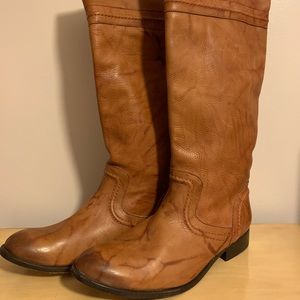 Frye Melissa Trapunto knee high leather boots 12M